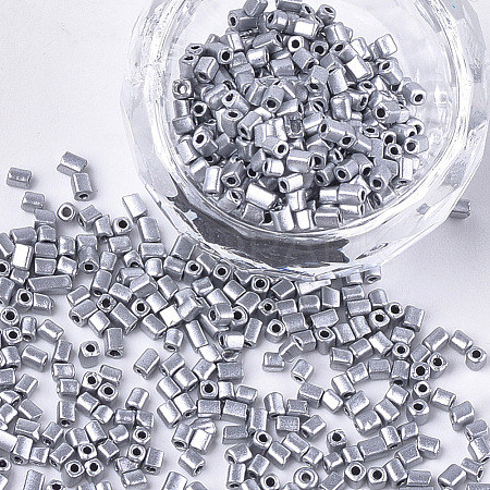 Baking Paint Glass Beads SEED-S023-11B-07-1