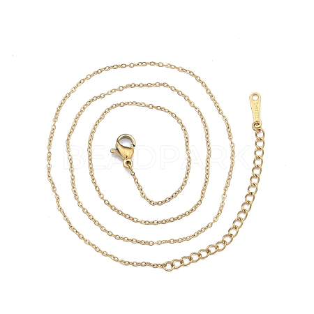 304 Stainless Steel Cable Chains Necklace for Men Women X-NJEW-N050-A03-G12-1