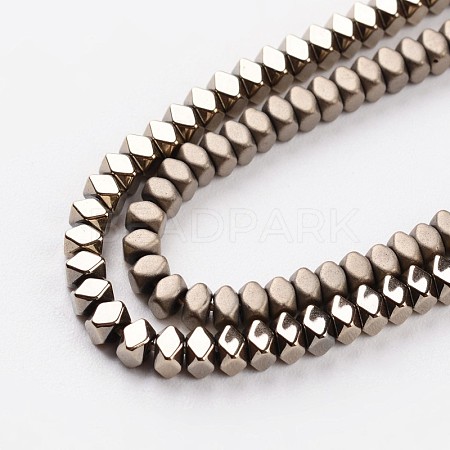 Non-magnetic Synthetic Hematite Beads Strands G-A140-06-1