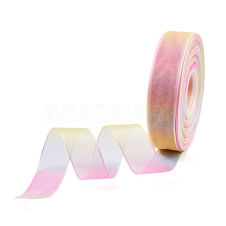 BEADTHOVEN Polyester Organza Ribbons ORIB-BT0001-01-1