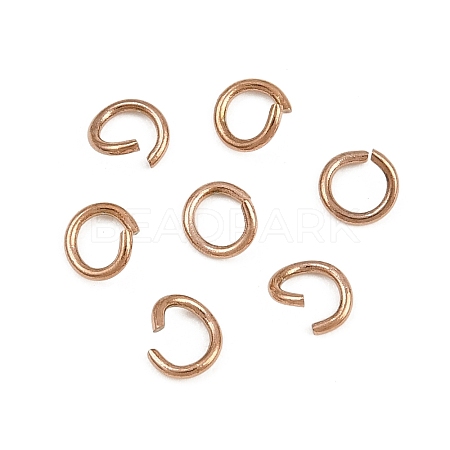 304 Stainless Steel Open Jump Rings STAS-M235-02C-RG-1
