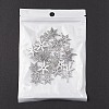 Christmas Snowflake Tibetan Style Alloy Pendants TIBEP-YW0001-58-6