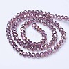 Electroplate Glass Beads Strands LS-EGLA-A034-T6mm-B10-2