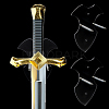 Acrylic Sword Holder AJEW-WH0270-516B-01-1