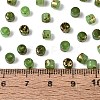 Imitation Jade Picasso Glass Beads SEED-Q039-05A-B01-4