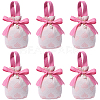 Heart Print Cloth Jewelry Drawstring Gift Bags ABAG-WH20015-11-1