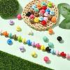 50Pcs Opaque Acrylic Beads OACR-CJ0002-65-6