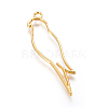 Zinc Alloy Open Back Bezel Pendants PALLOY-E564-01G-2