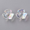 3-Petal Transparent Acrylic Bead Caps LS-X-TACR-S156-016-2