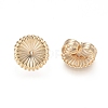 Brass Ear Nuts KK-L198-008LG-2