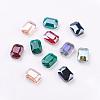 Electroplated Glass Beads EGLA-H002-A-M-1
