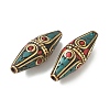 Handmade Tibetan Style Beads KK-Z157-09AG-01-2
