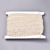 Cotton Lace Ribbon Edge Trimmings LS-OCOR-WH0032-68-2
