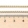 Ion Plating(IP) 304 Stainless Steel Venetian Chain Necklace Making STAS-A028-N032G-4