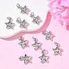 SHEGRACE Brass Clear Cubic Zirconia Pendants XGRQ3K289-526P-4