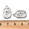 Anti-Tarnish 304 Stainless Steel Pendants STAS-R130-55P-3