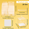 Foldable Transparent Plastic Single Cake Gift Packing Box CON-WH0084-42A-2