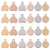 Unicraftale 304 Stainless Steel Stamping Blank Tag Charms STAS-UN0019-23-1