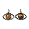 Natural Tiger Eye Pendants G-G147-07AS-06-1