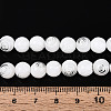 Handmade Millefiori Glass Round Beads Strands LK-R004-93E-4