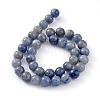 Natural Blue Aventurine Beads Strands G-I199-24-6mm-2