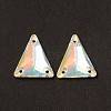 Triangle Shape Sew on Rhinestone GLAA-A024-06C-001LA-1