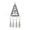 Tibetan Style Alloy Big Pendants AL-CBAAECB-02AS-E-1