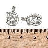 304 Stainless Steel Pendants STAS-P446-07P-3