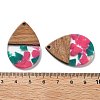 Resin and Walnut Pendants LS-FIND-R051-15D-3