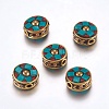 Handmade Indonesia Beads IPDL-F023-27C-1