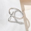 Brass Finger Rings for Women RJEW-K261-07A-P-3