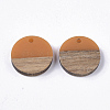 Resin & Walnut Wood Pendants RESI-S358-02C-18-2