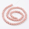 Natural Mashan Jade Round Beads Strands X-G-D263-6mm-XS22-3