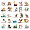 50Pcs Waterproof PVC Animals Stickers Set PW-WG70564-01-1