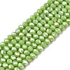 Electroplate Glass Beads Strands EGLA-A044-P2mm-B30-1