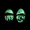 Luminous Handmade Gold Sand Lampwork Beads FOIL-N035-01C-2