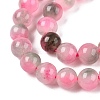 Dyed Natural White Jade Beads Strands G-T138-6mm-210-15-3