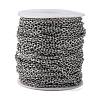 Tarnish Resistant 304 Stainless Steel Cable Chains CHS-R009-11-3
