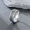 201 Stainless Steel Cross Pattern Finger Rings for Men FS-WGDD078-13-2