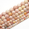 Natural Jade Beads Strands X-G-R434-17-6mm-1