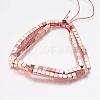 Non-Magnetic Synthetic Hematite Bead Strands G-G652-14-2