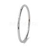 Plain 304 Stainless Steel Bangles for Women BJEW-B104-32A-P-1
