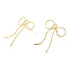 Brass Stud Earrings for Women EJEW-F334-03G-04-1