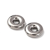 304 Stainless Steel European Beads STAS-D383-01A-P-2