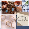 60Pcs 2 Colors 304 Stainless Steel Lobster Claw Clasps STAS-ME0002-18-4