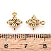 304 Stainless Steel Rhinestone Charms STAS-N110-41G-3