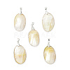 Natural Sea Shell Pendants SHEL-F005-04P-1