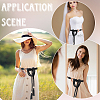 Handmade Weaving Cotton Waist Chain Belts for Women Ladies Dress AJEW-WH20017-73D-4