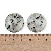 Natural Sesame Jasper Cabochons G-H1596-FR-25mm-14-3