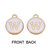 Golden Plated Alloy Charms ENAM-SZ0001-25A-W-2